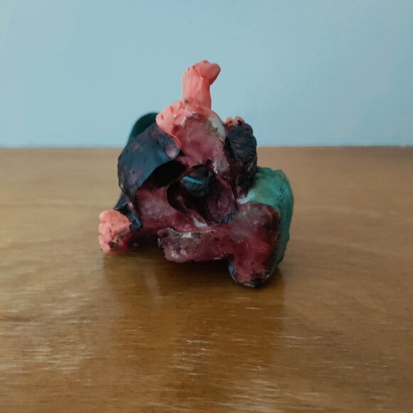 Chimpanzee Mailman Figurine Colorful VGUC ~4" Tall - See pics for sizing. - Picture 5 of 7